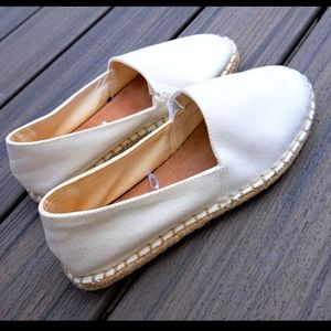Old Navy Cream Espadrilles Shoes Size 7